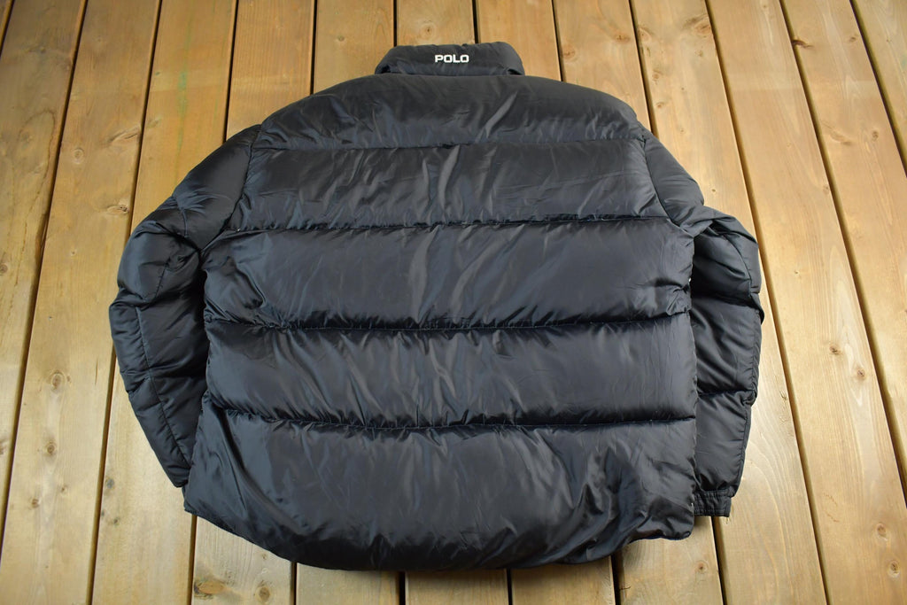 Vintage 1990s Ralph Lauren Polo Sport Down Puffer Jacket Men's Large