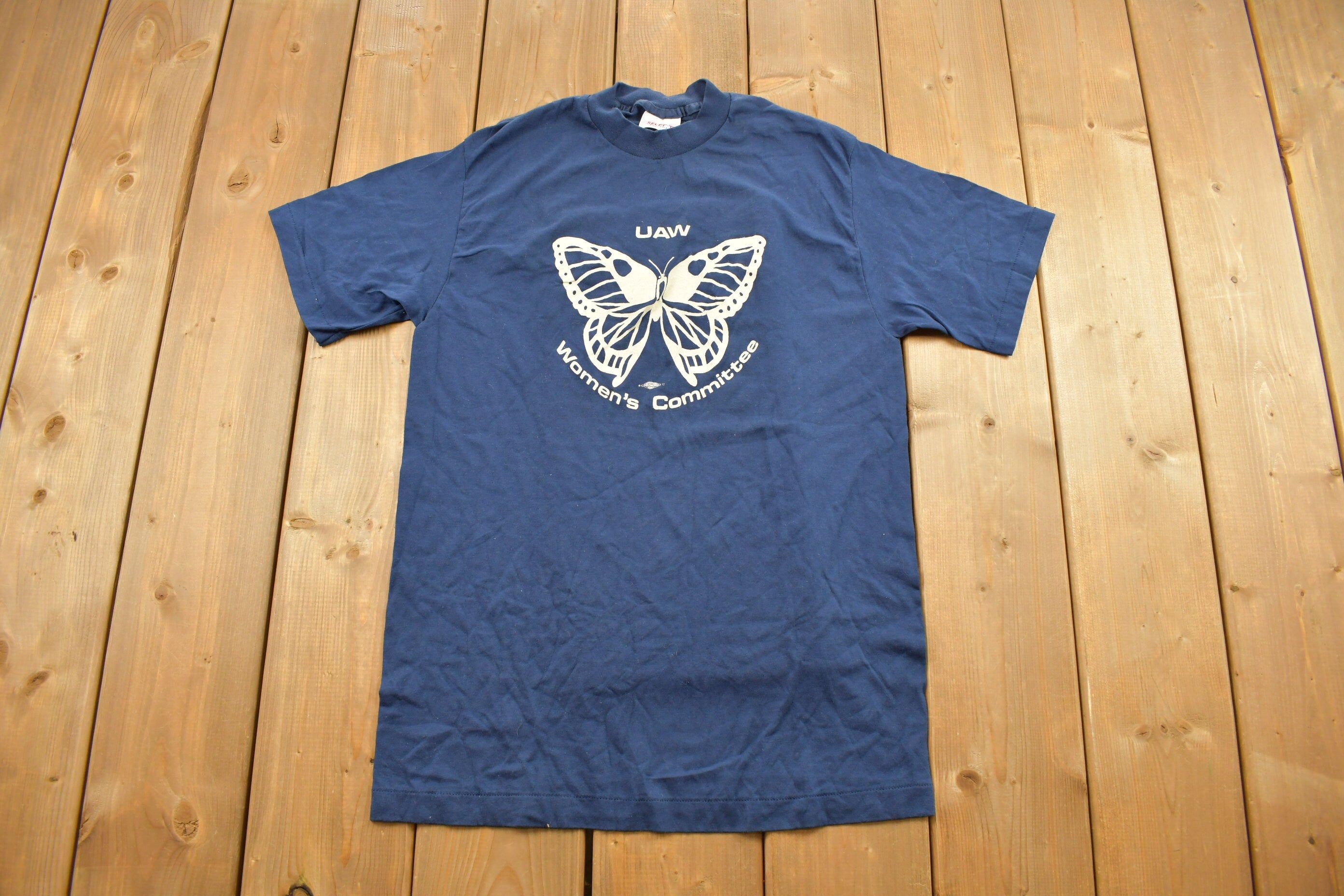 Vintage 1980s UAW Women's Committee Graphic T Shirt