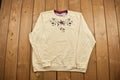Vintage 1990s Floral Crewneck Sweatshirt