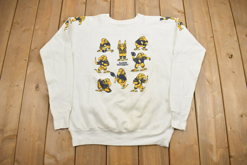 Vintage 1980s Clarion University Collegiate Crewneck