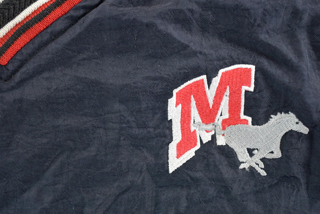 Vintage Y2K Champion Mustangs Windbreaker Crewneck Sweatshirt Mens XXL