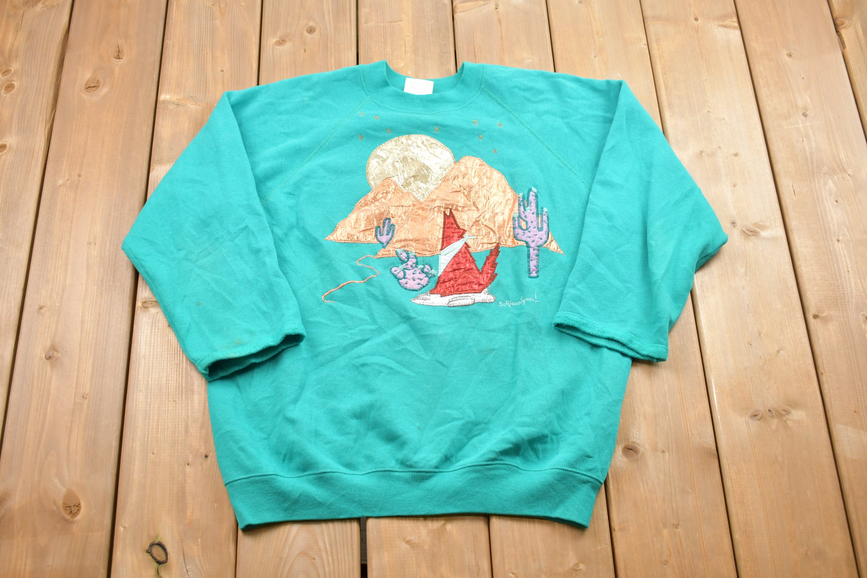 Vintage 1990s Cute Dessert Crewneck Sweatshirt