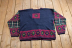 Vintage 1990s Christopher And Banks Knitted Cardigan Sweater /