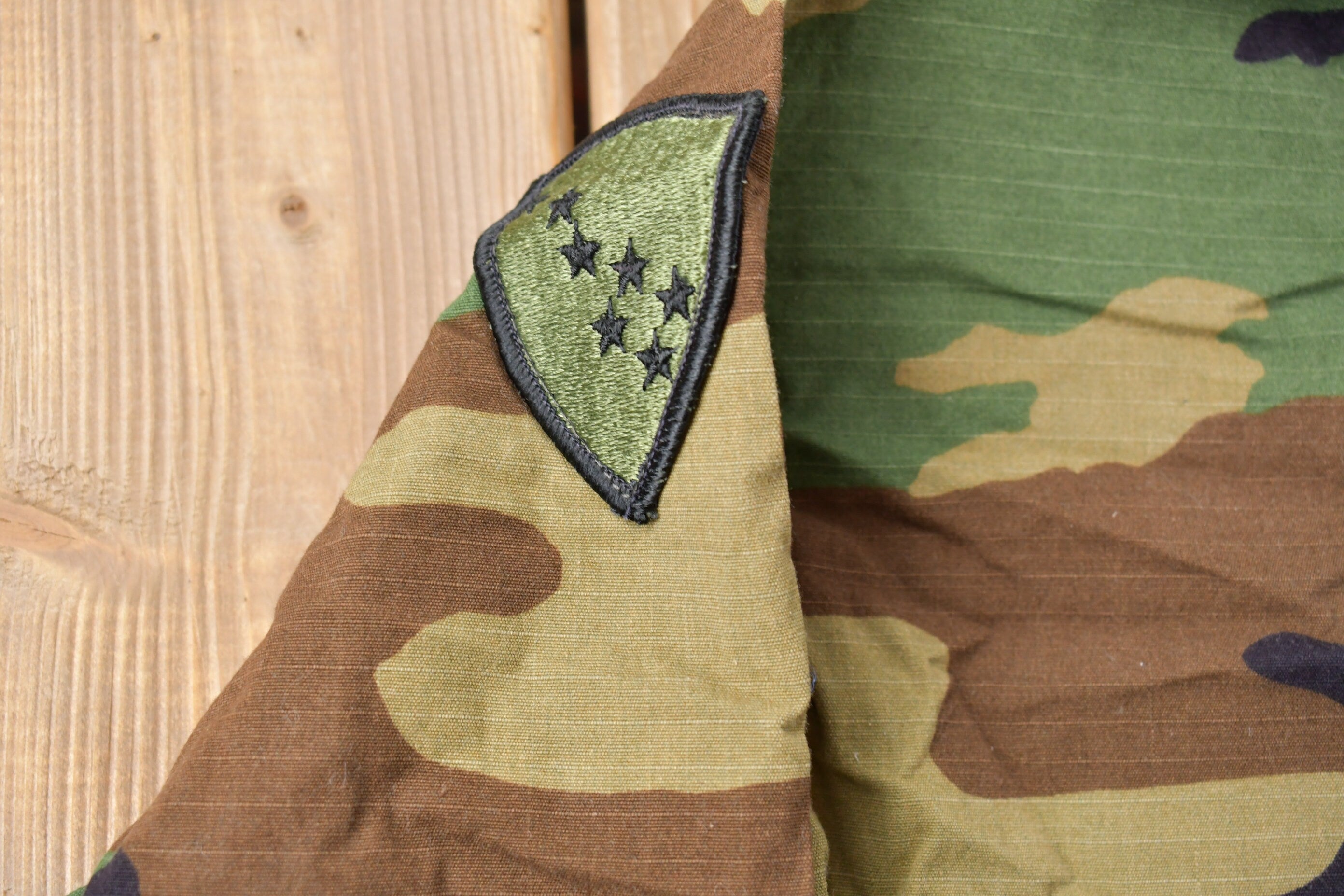 Vintage Military Button Up Shirt