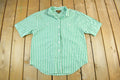 Vintage 90s Eddie Bauer Striped Button-Up Shirt, Men's Large