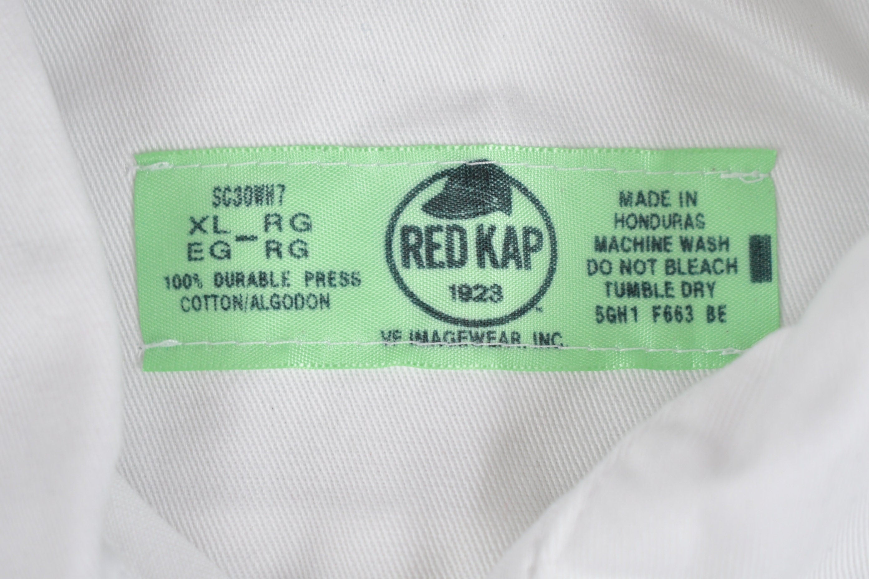 Vintage 1980s Red Kap Net Jets Button Up Shirt