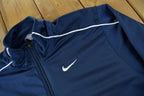 Vintage Y2K Nike Mini Logo Full Zip Sweatshirt / Vintage Nike Grey Tag / Sportswear / Mini Swoosh / Embroidered