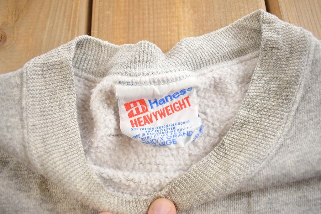 Vintage 1990s Metro Goldwyn Mayer 70th Anniversary Embroidered Crewneck Sweatshirt Made In USA
