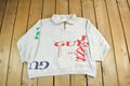 Vintage 1990s Guess Jeans Quarter Zip Sweatshirt Adult Small