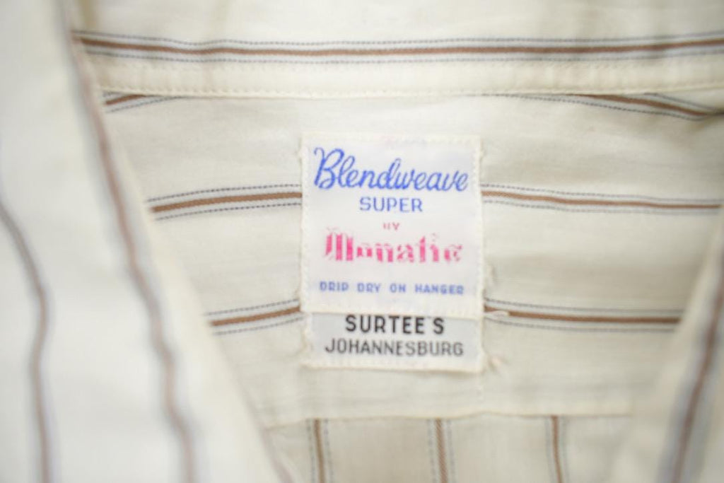 Vintage 1980s Striped Button Up Shirt