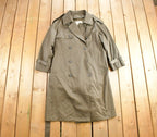 Vintage 1980's London Fog Grey Trench Coat