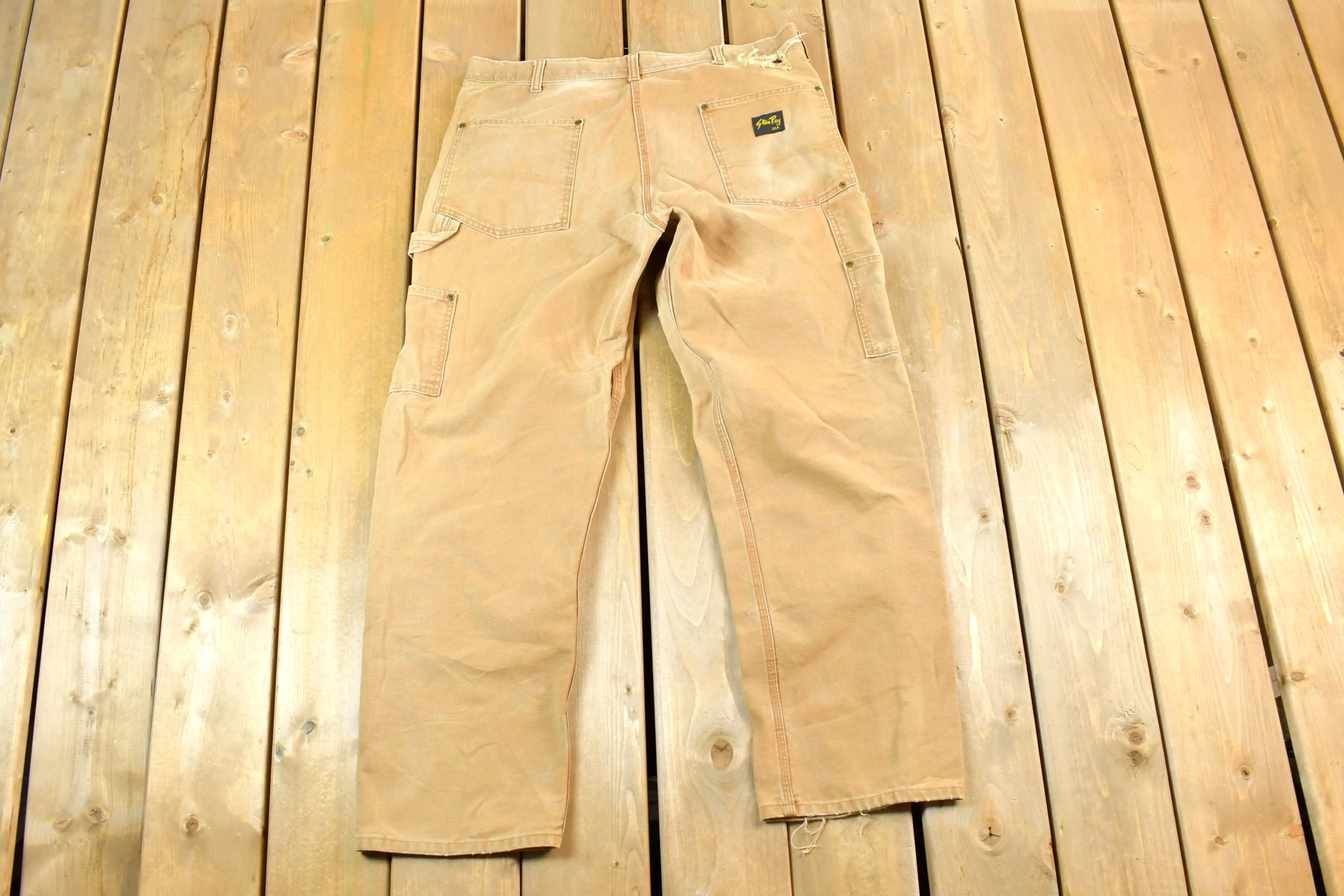 Vintage 1990s Stan Ray Double Knee Work Pants Size 38 x 31