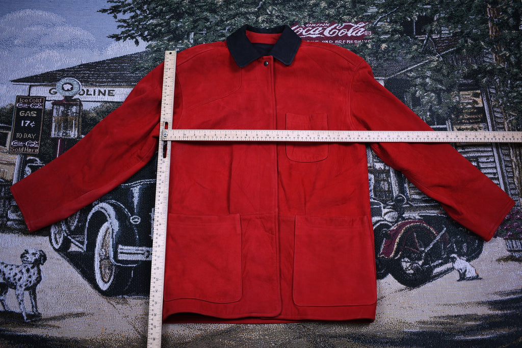 Vintage 1990s Lone Pine Suede Coat