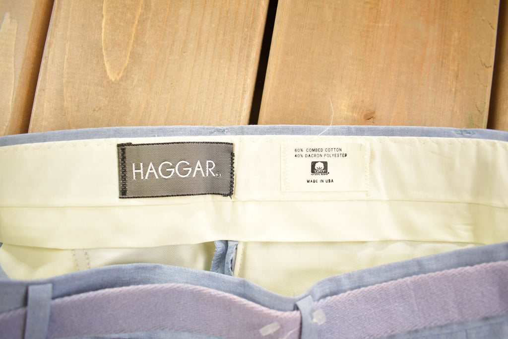 Vintage 1990s Haggar Dress Pants Trousers Size 36 x 30