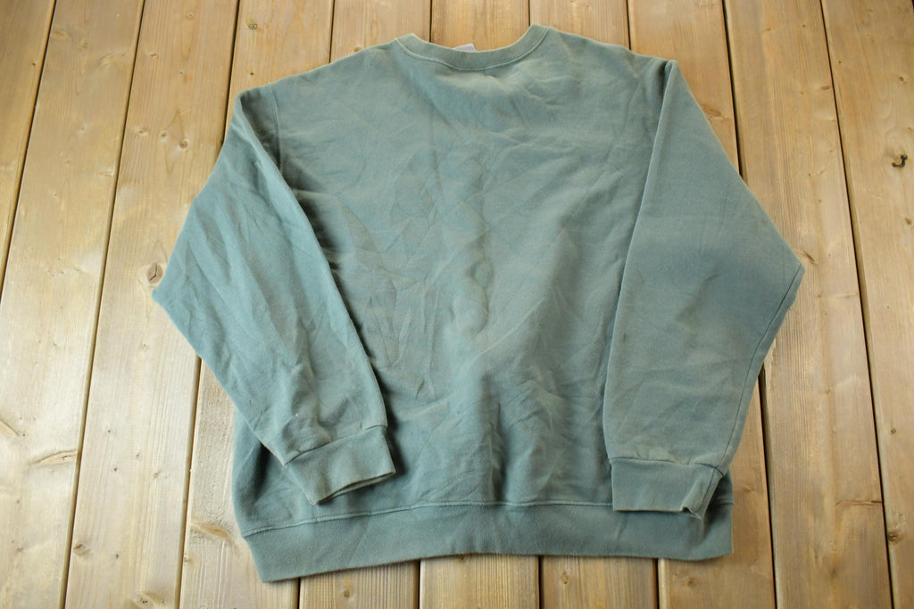 Vintage 1990s Nike Embroidered Mini Swoosh Crewneck Sweatshirt