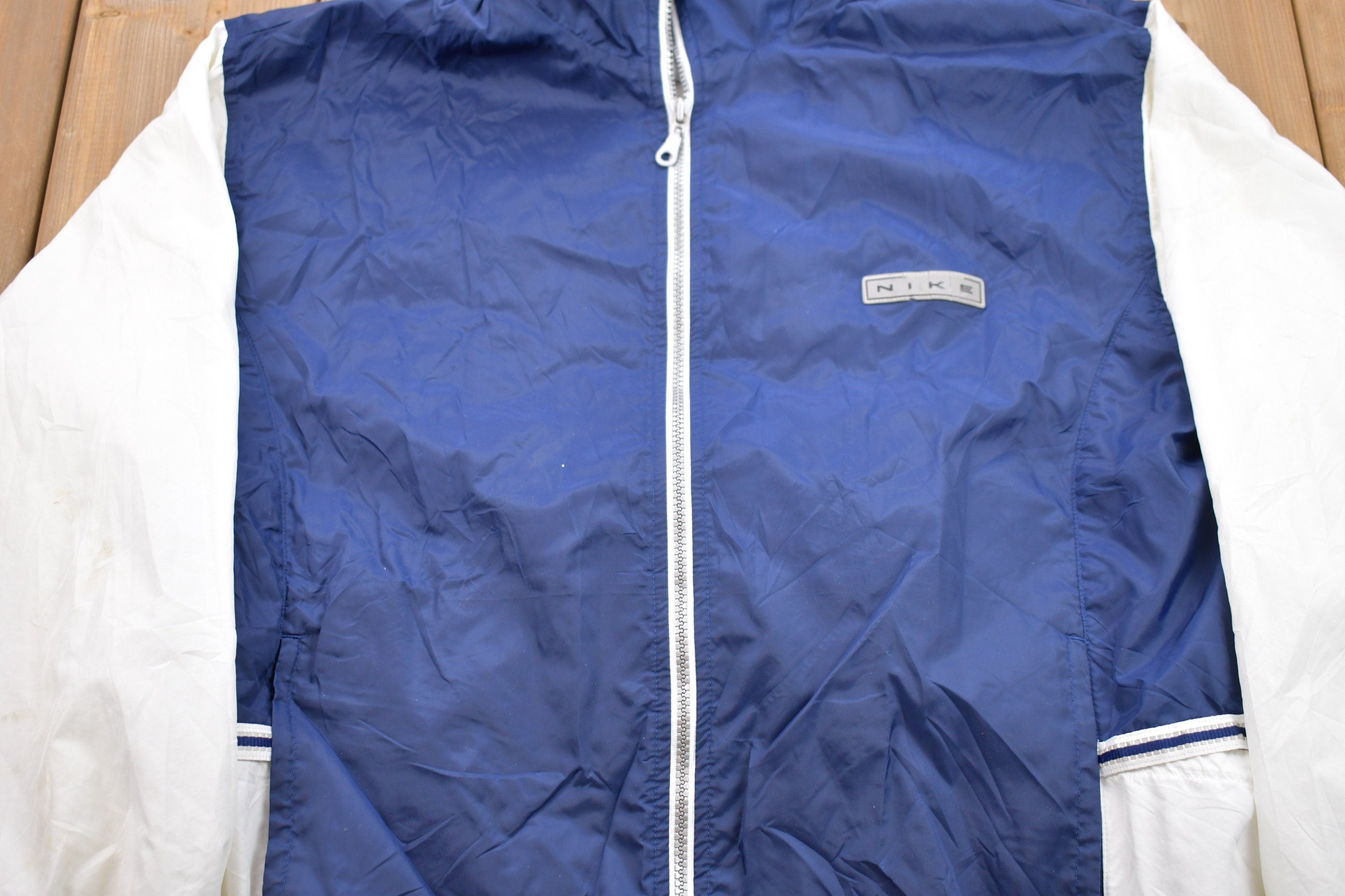 Vintage 1990s Nike Color Block Windbreaker Jacket