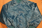 Vintage 1980s Children's World Ministry Snap Button Satin Bomber Jacket