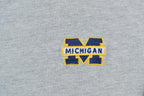 Vintage 1990s Michigan State University Basketball Collegiate Striped Sleeve Crew Neck
