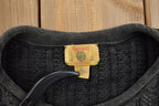 Vintage 1990s Cable Knit Crewneck Sweater