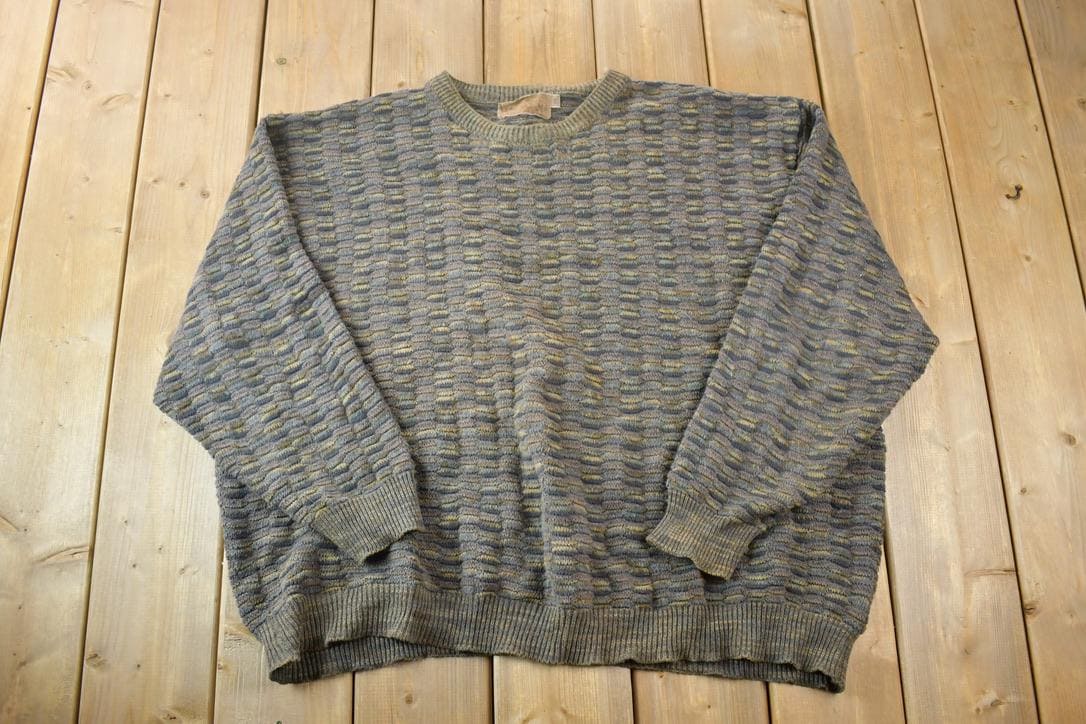 Vintage 1990s Shenandoas Knit Crewneck Sweater