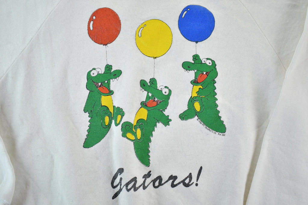 Vintage 1980s Birthdays Gators Souvenir Crewneck Sweatshirt