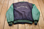 Vintage 1990s Delong Golden Oaks Farm Wool Bomber Jacket