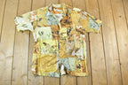 Vintage 1990s Hawaiian Farm Shirt
