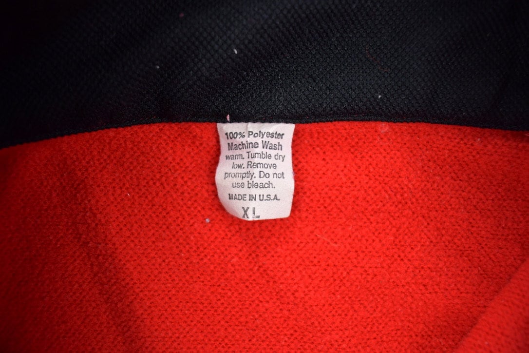 Vintage 1990s Tommy Sports Quarter Zip Fleece Sweater