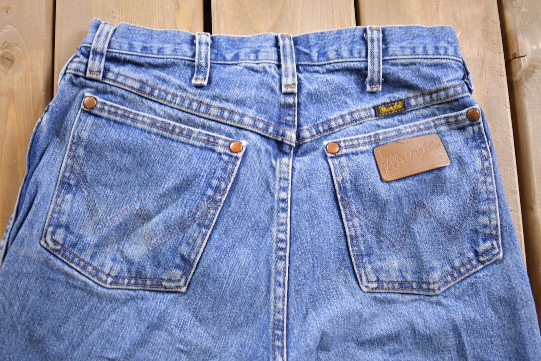 Vintage 1970s Wrangler Denim Jeans Size 28 X 35