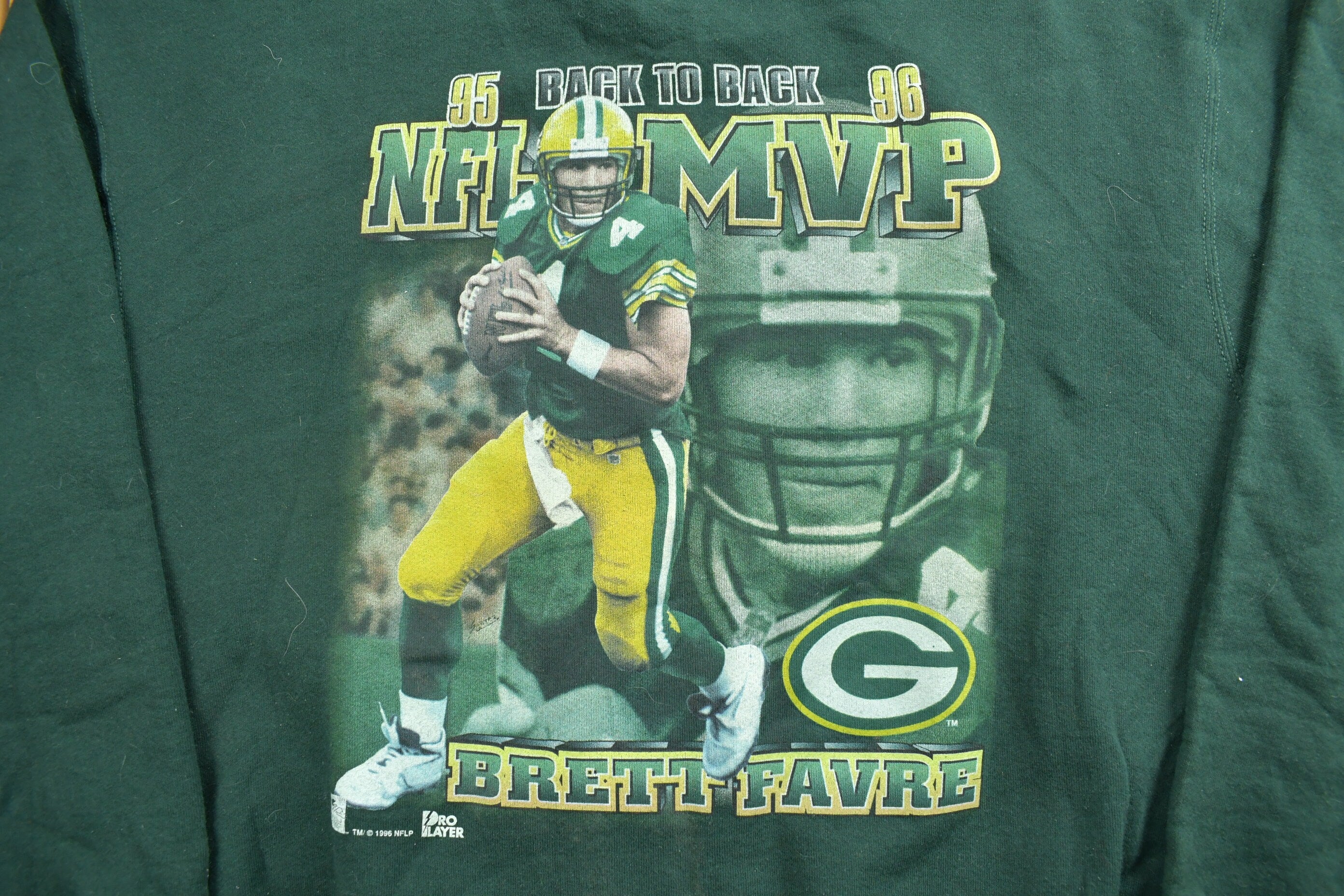 Vintage 1995 Green Bay Packers Graphic Crewneck Sweatshirt