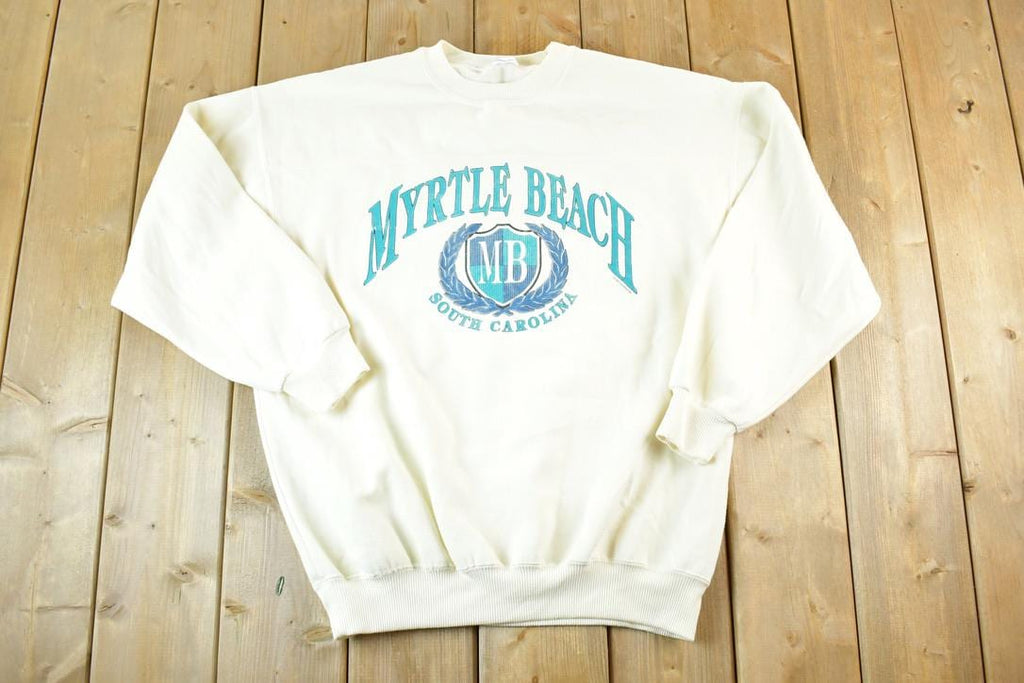 Vintage 1990s Myrtle Beach Crewneck Sweatshirt Mens XL