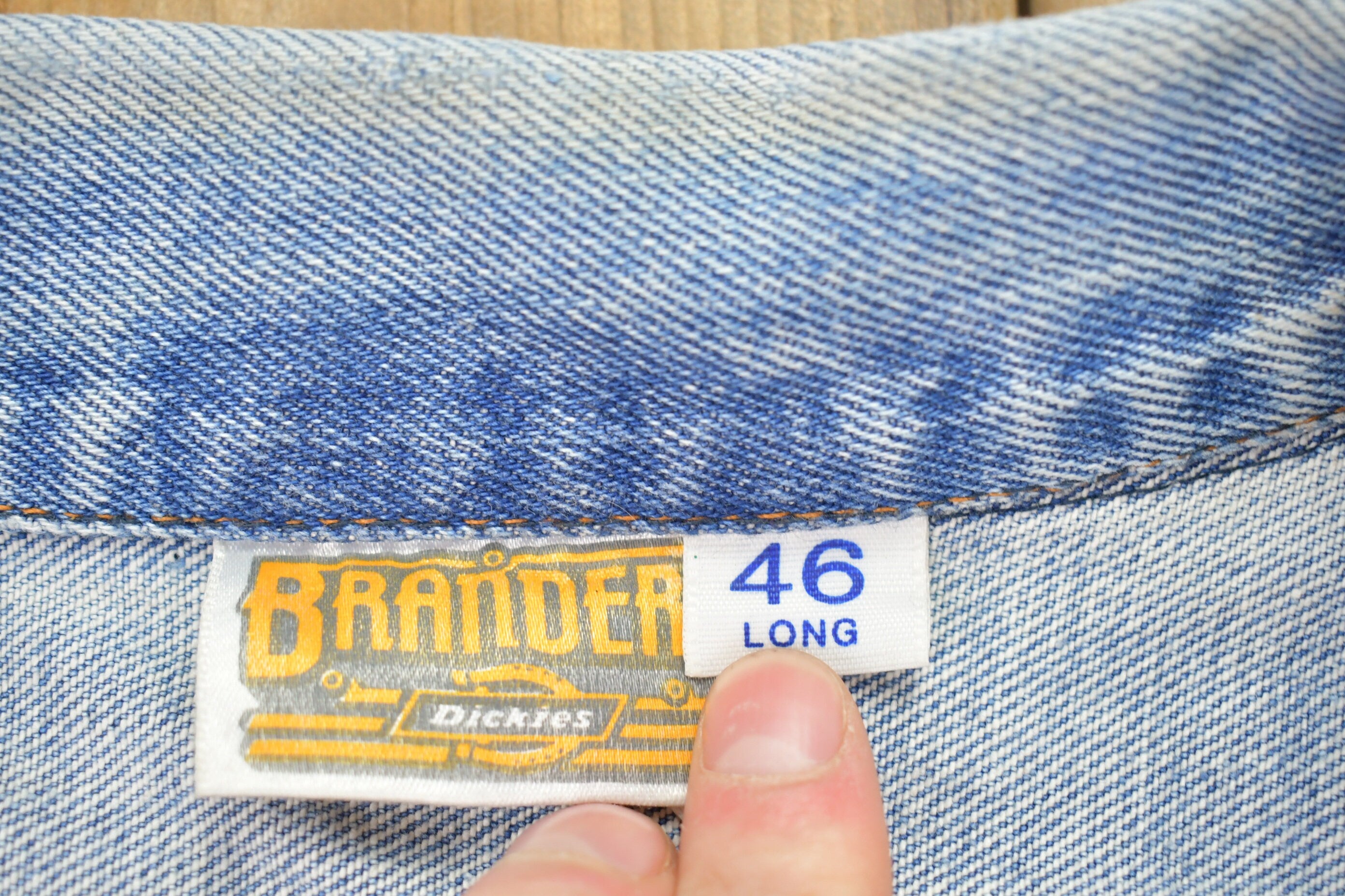 Vintage 1990s Dickies Brander Denim Jean Jacket