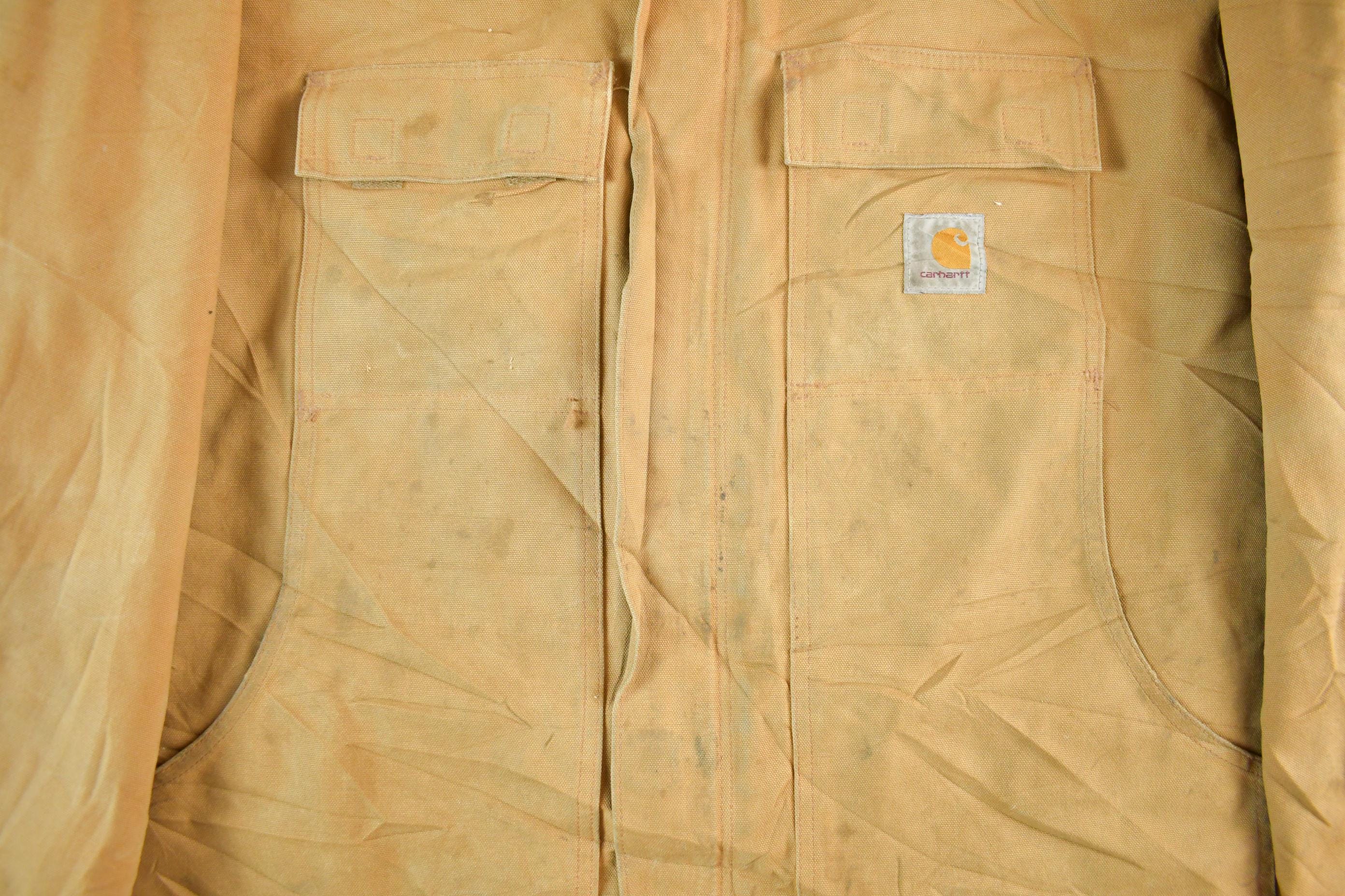 Vintage 2000s Carhartt Canvas Work Jacket Mens 3XL