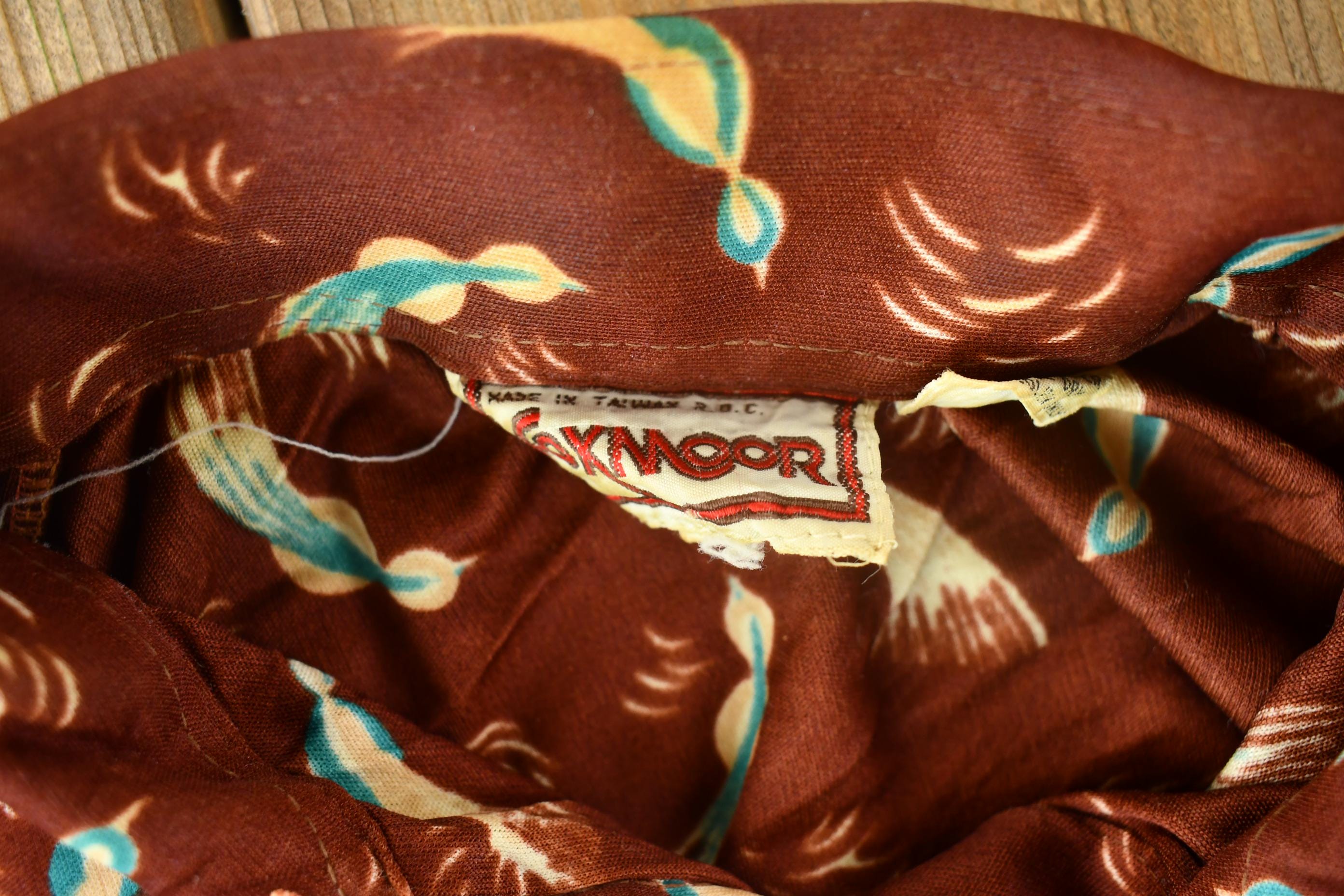 Vintage 1970s All Over Print Psychedelic StyleBlouse