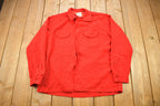 Vintage 1950s Wolverine Superb Wool Blend Loop Button Up Shirt