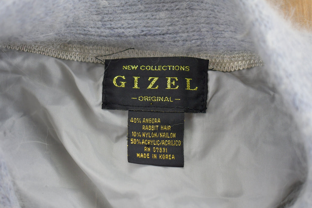 Vintage 1990s Gizel Rabbit Hair Knit Sweater