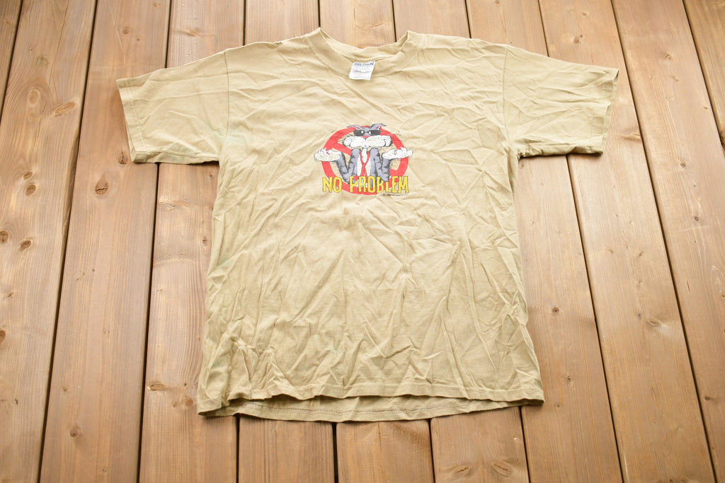 Vintage 1990s No Problem Graphic T-Shirt