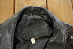 Vintage 1990s Jarvis Bond Leather Biker Jacket Men's Large