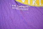 Vintage 1990s Minnesota Vikings The Simpsons NFL Graphic T-Shirt Men's xl