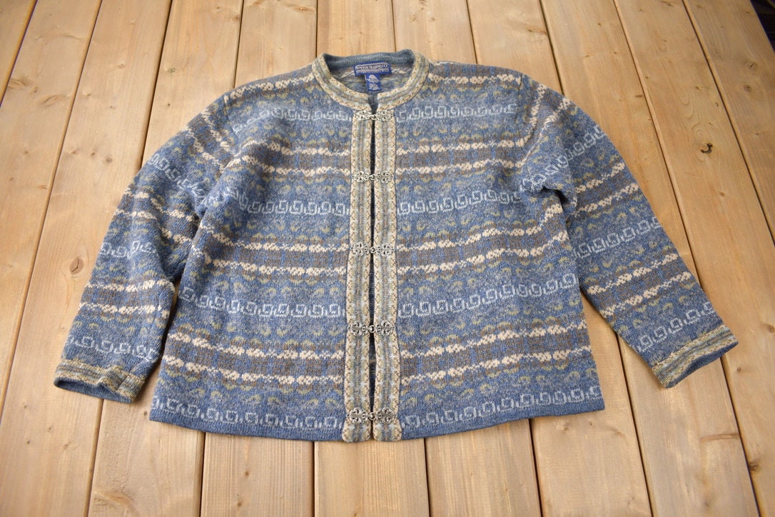 Vintage 1990s Newton Trading Co Wool Knit Sweater