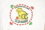 Vintage 1990s Bad Christmas Cat Crewneck Sweatshirt Men's L