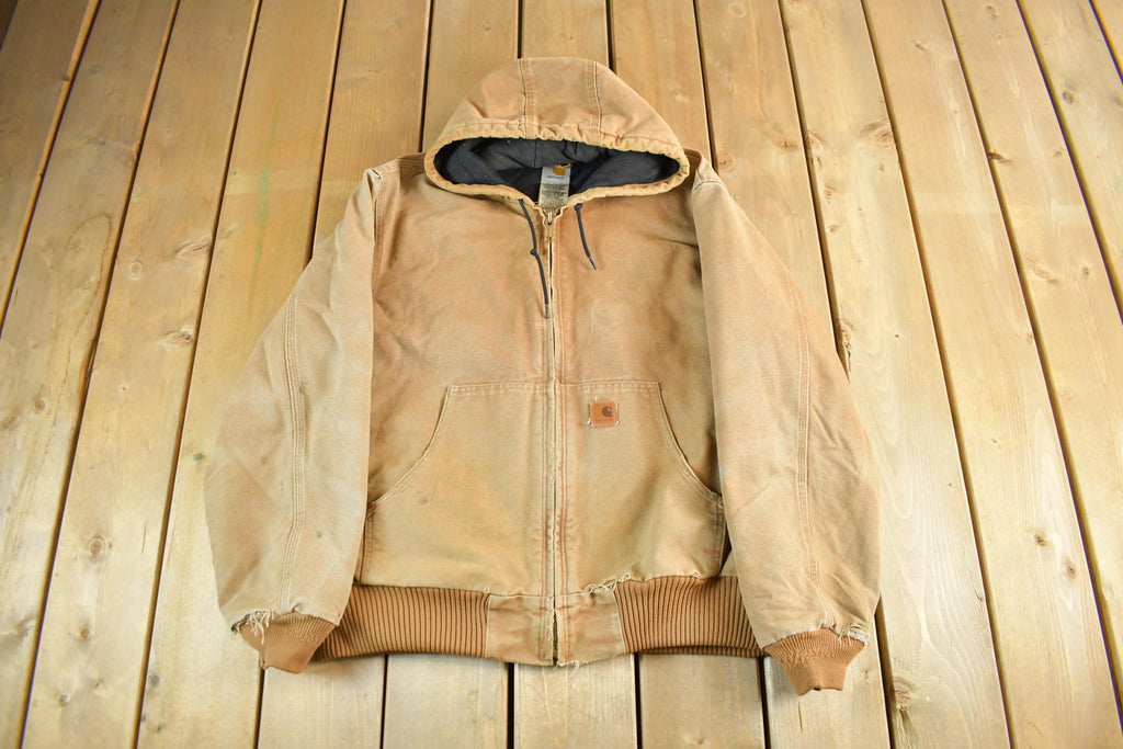 Vintage 1990s Carhartt Hooded Jacket Men's Large