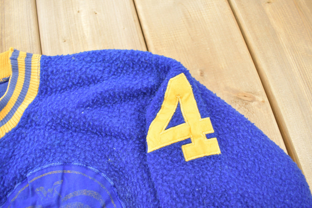 Vintage 1950s Champion Fleece Mock Neck Sweatshirt