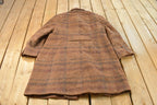 Vintage 1980s Pizazz Mohair Wool Full Length Over Coat Jacket Women's Large