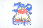 Vintage 1990s JBQ Fuel For Fire Souvenir Barbequing T-Shirt Mens XL
