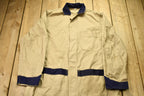 Vintage 1950s Workwear Canvas Overcoat