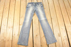 Vintage Deadstock Y2K Grace In LA Bedazzled Low Rise Jeans Women's Size 27 x 32