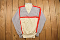 Vintage 1990s CB Sports 100% Wool Blank Turtleneck Sweatshirt