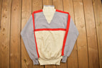 Vintage 1990s CB Sports 100% Wool Blank Turtleneck Sweatshirt