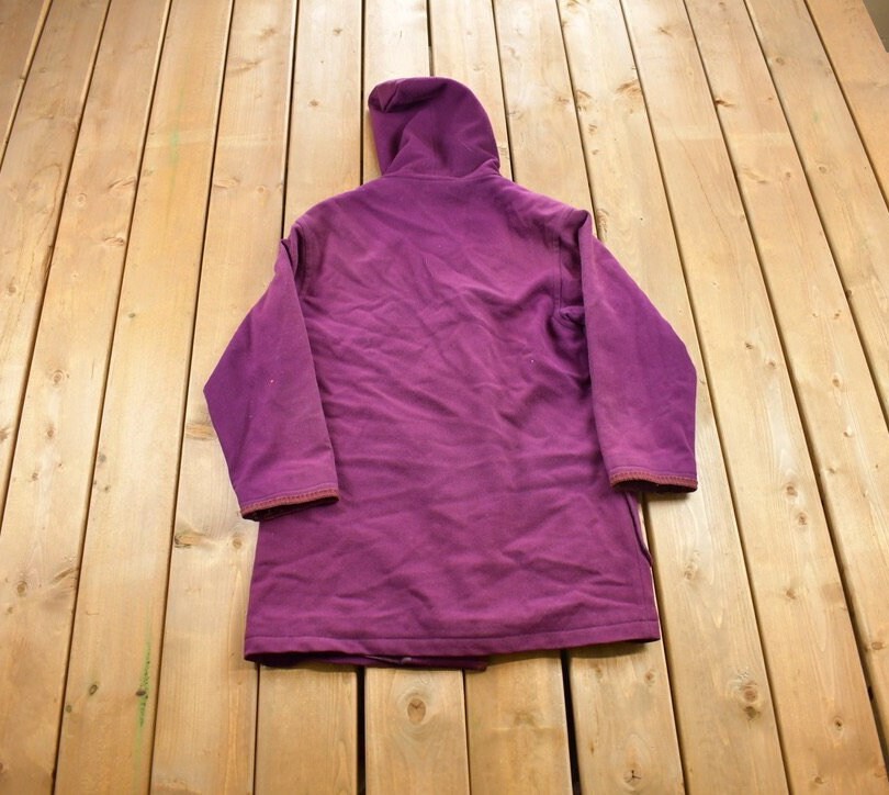Vintage 1980's Eddie Bauer Toggle Button Wool Trench Coat
